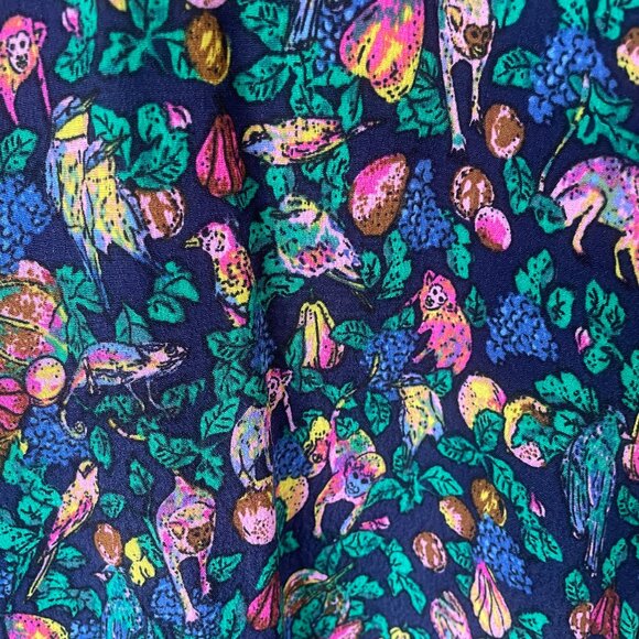 & Other Stories I  Tropical Jungle Animal Print Wrap Dress I Size EUR 38, US 6 - Picture 5 of 5